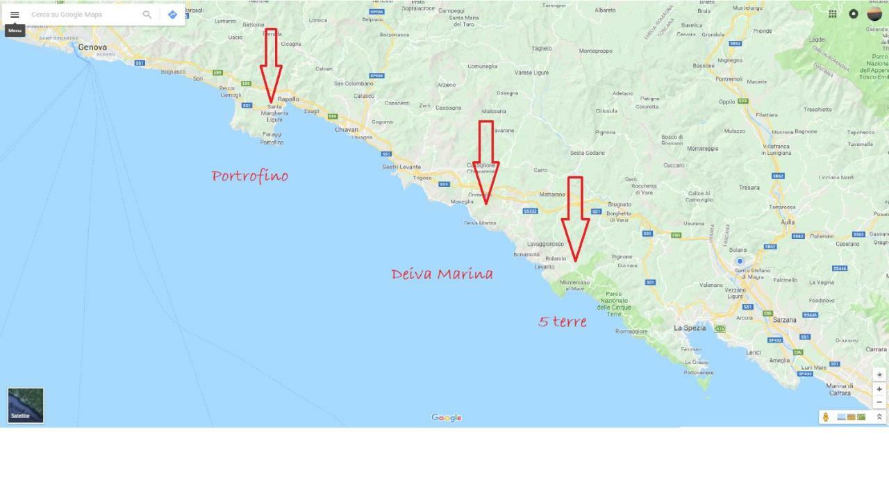 Appartamento 50Mt Dal Mare E Dalla Stazione Deiva Marina Extérieur photo